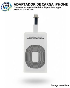 Adaptador Receptor de Carga Inalámbrica iPhone