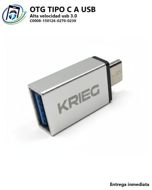 Adaptador OTG USB a Tipo C