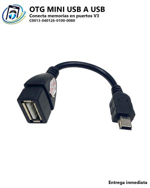 Cable/Adaptador OTG (On-The-Go) de Mini USB a USB