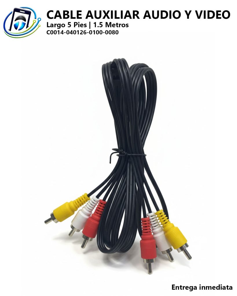 Cable de Audio y Video Compuesto RCA