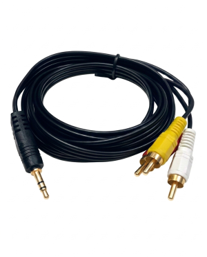 Cable Auxiliar Tripolar de Audio y Video