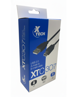 Cable USB 2.0 de 6 Pies para Impresora