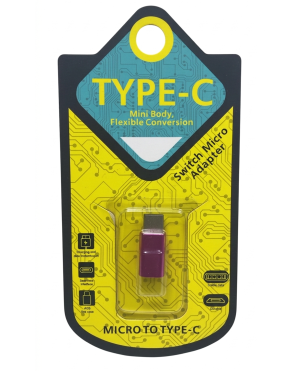 Adaptador Convertidor Micro USB Hembra a USB Tipo-C Macho