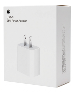 Adaptador de Corriente Apple | Tipo C | 25 Watts