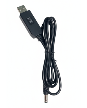 Cable Elevador de Voltaje (Power Boost Cable) | 5V a 9V-12V | USB a 5.5x2.1mm