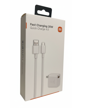 Cargador Carga Rápida Tipo C | Xiaomi 4.0 | 25W
