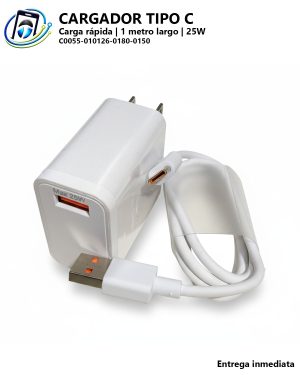 Cargador Carga Rápida Tipo C | Xiaomi 4.0 | 25W