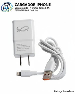 Cargador Lightning o iPhone 3A