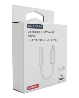 Adaptador Diseñado para Conectar Audífonos o Accesorios | Lightning a Jack 3.5mm