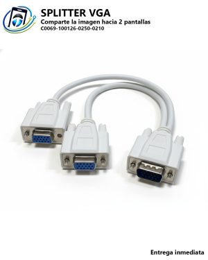 Cable Divisor o "Splitter" VGA