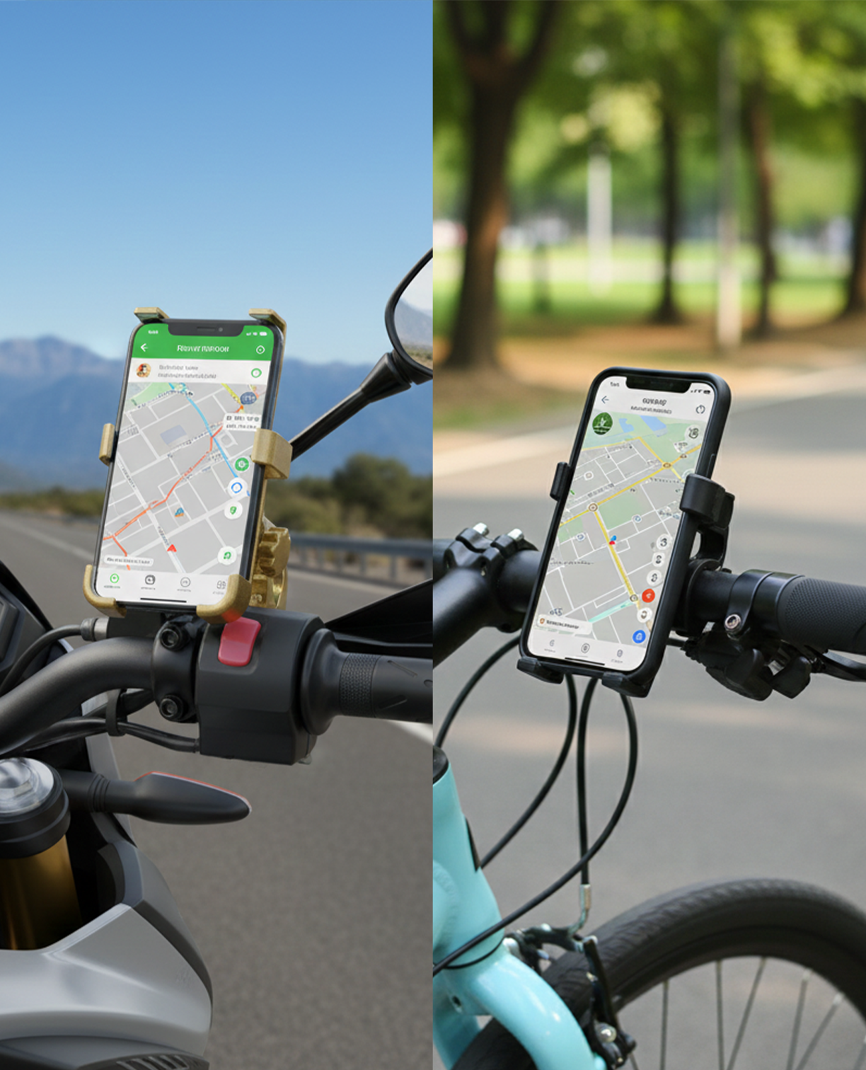 Soporte Universal para Celular | Motocicleta | Bicicleta | Coche de Bebé | Bicimoto | Monopatín - Imagen 3