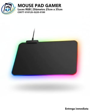 Mouse Pad Gamer con luz RGB | 250cmx35cm