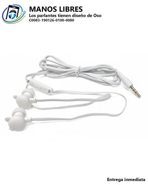 Manos Libres Diseño Oso