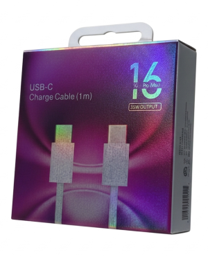 Cable de Carga Tipo C a Tipo C para iPhone | 1 Metro 35 Watts