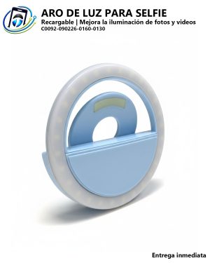 Aro de Luz LED para Celular (Selfie Ring Light)