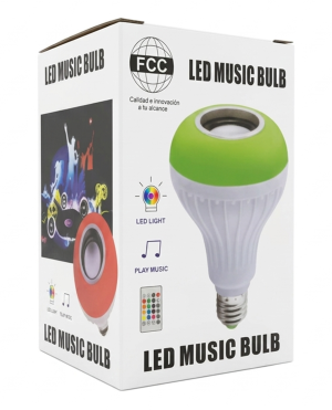 Foco Parlante o Bocina de Luces LED