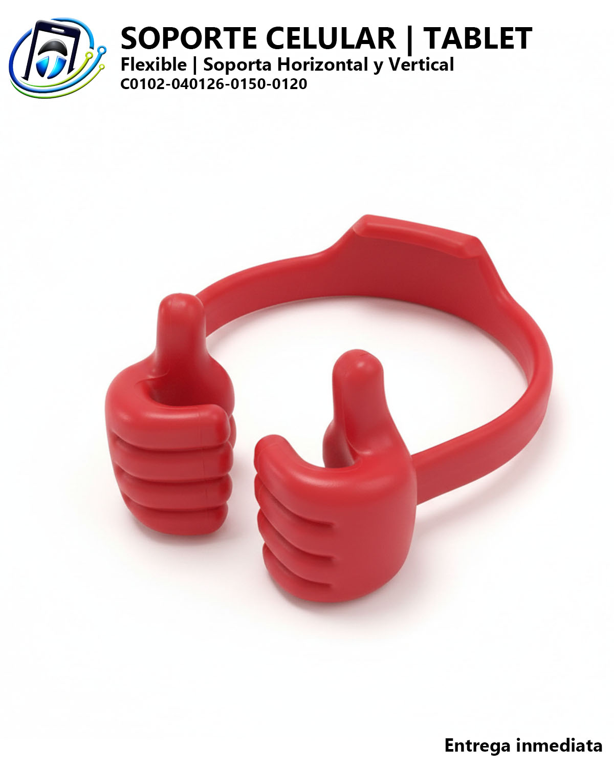 Soporte Universal para Tablet y Celular | Se puede Colocar Horizontal o Verticalmente - Imagen 2