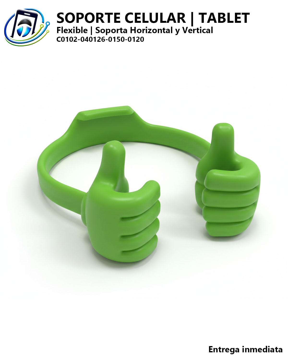 Soporte Universal para Tablet y Celular | Se puede Colocar Horizontal o Verticalmente