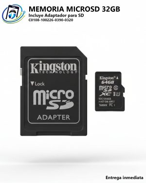 Memoria MicroSD 64GB