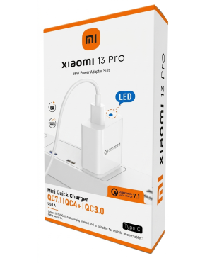 Cargador Tipo C | Carga Rápida | Xiaomi 13 Pro | 66 Watts