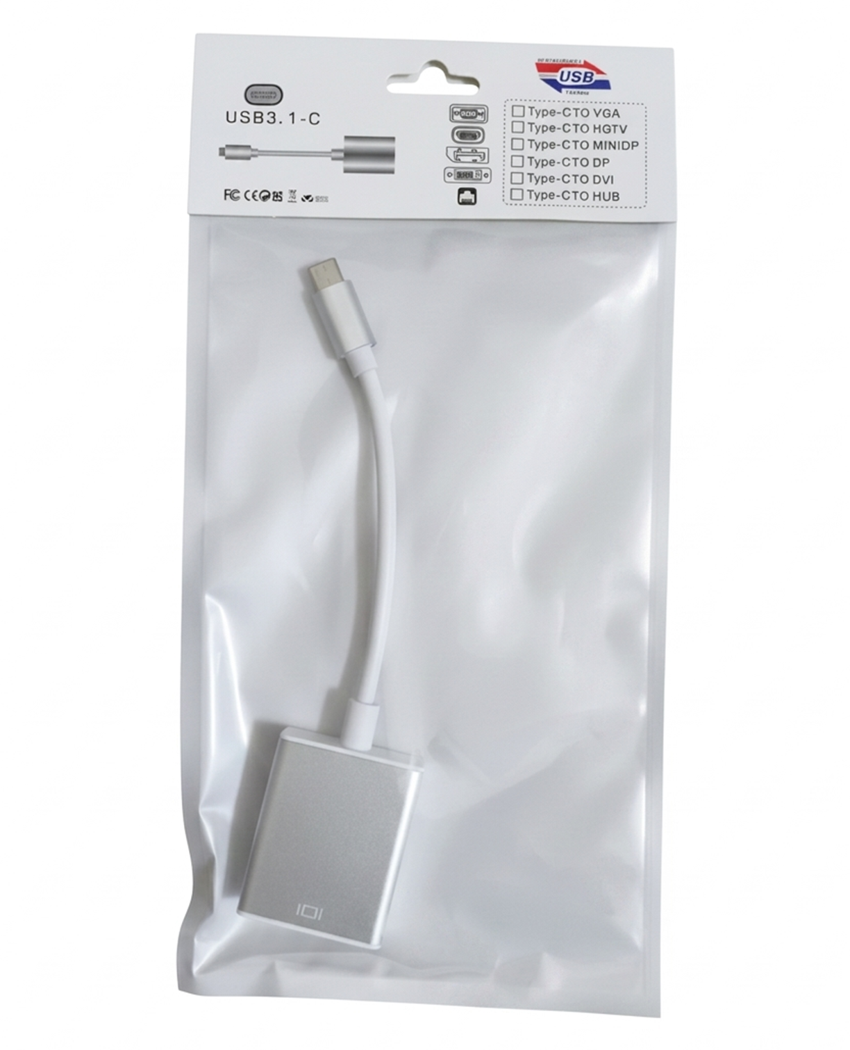 Cable Adaptador Tipo C a VGA