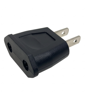 Adaptador de Conector Europeo (redondo) a Conector Americano (plano)