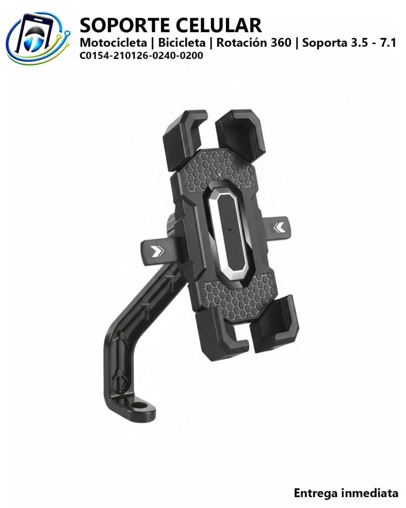 Soporte para Celular | Para la Motocicleta, Bicicleta, Bicicleta eléctrica