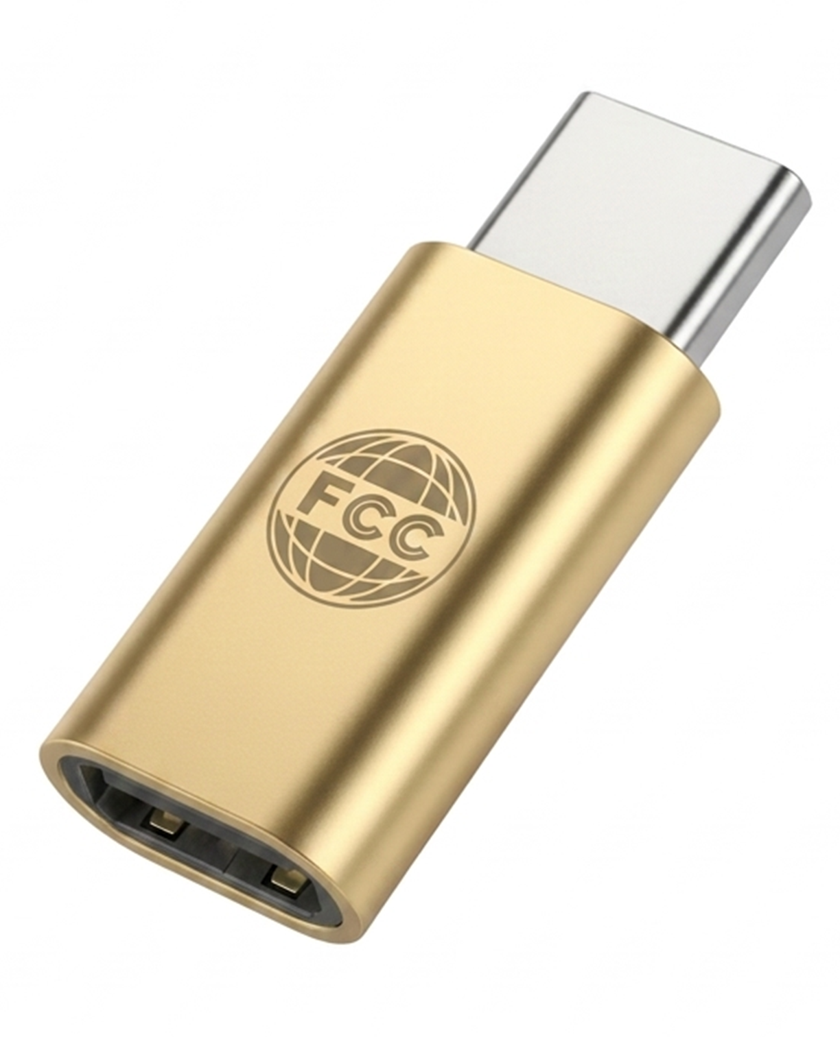 Adaptador Convertidor Micro USB Hembra a USB Tipo-C Macho - Imagen 2