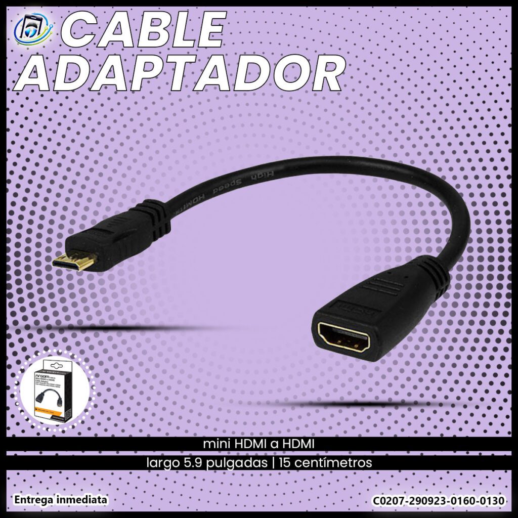 Adaptador Mini HDMI to HDMI