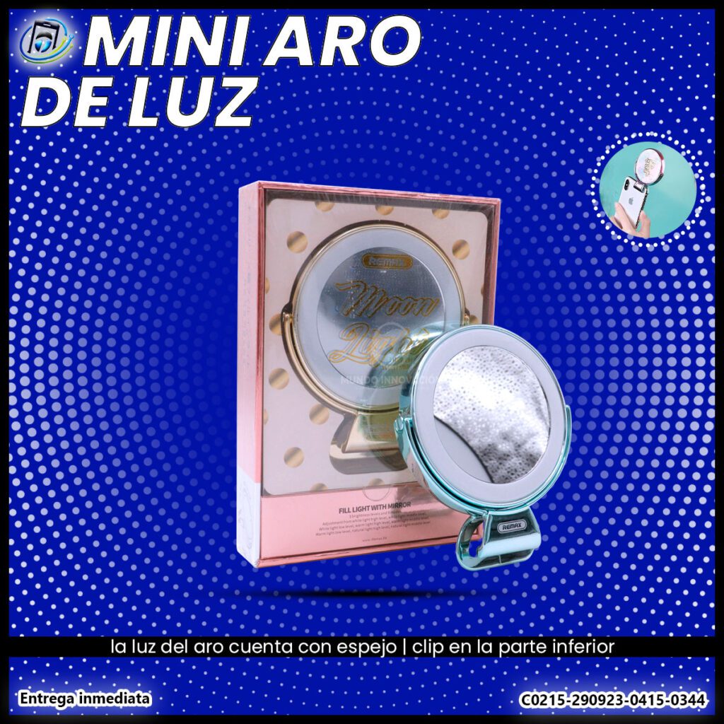 Mini Aro de Luz con Espejo