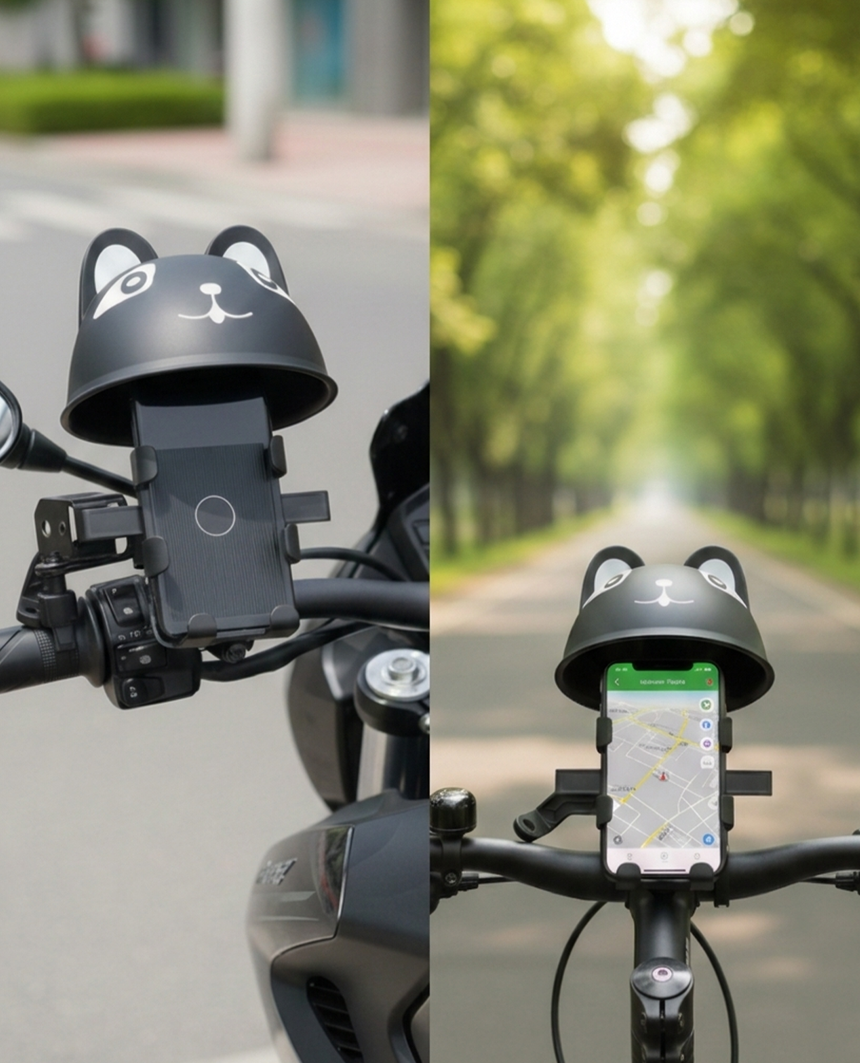 Soporte de Celular | Tubo Bici y Moto | Diseño Gatito - Imagen 3