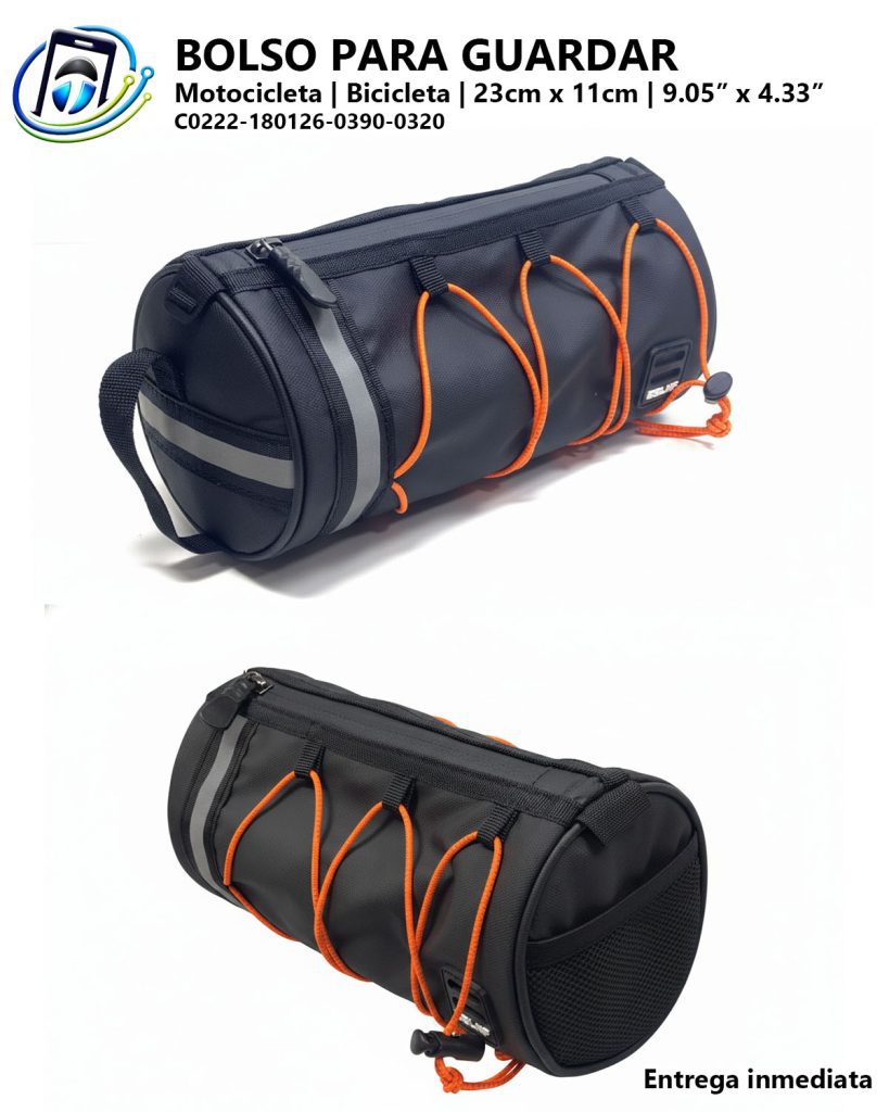 Bolso Redondo para Motocicleta y Bicicleta
