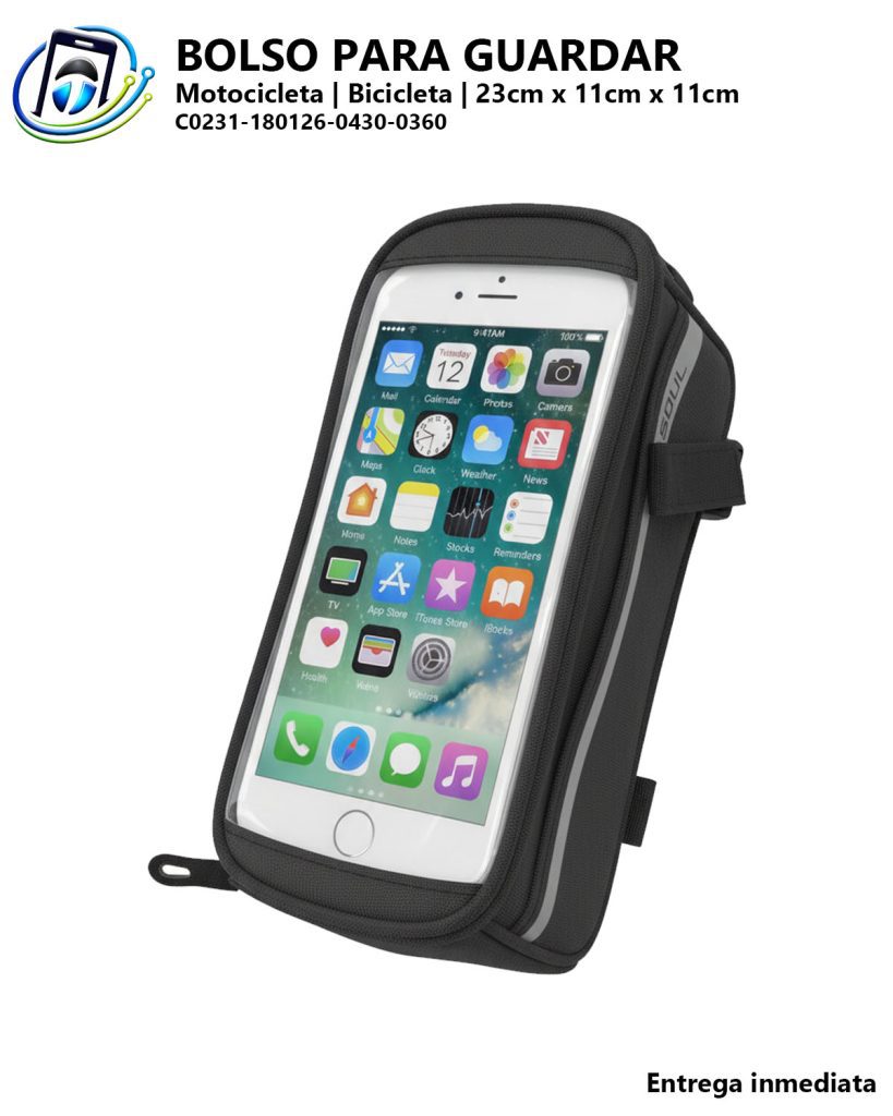 Bolso Cuadrado para Motocicleta y Bicicleta