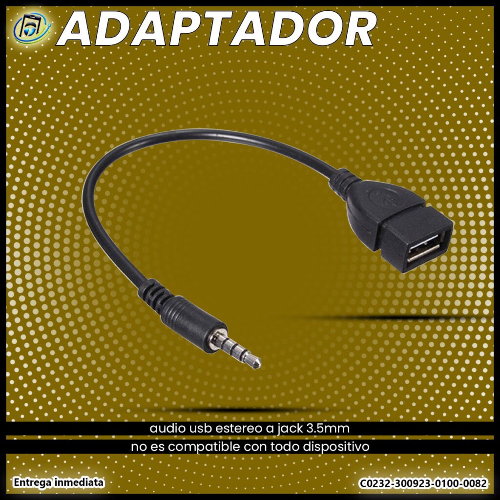 Adaptador Sonido Jack 3.5mm a USB Agiler AGI-1144