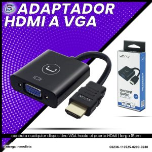 Adaptador HDMI a VGA
