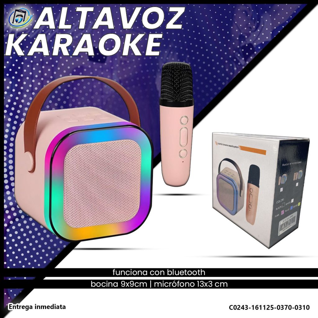 Altavoz de Karaoke Inalámbrico