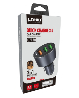 Cargador Carga Rápida para Carro | Micro USB
