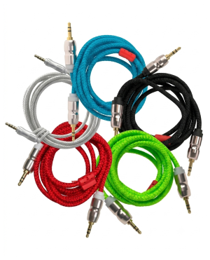 Cable de Audio Auxiliar de 3.5mm Macho a Macho | 1.5 Metros - 5 Pies