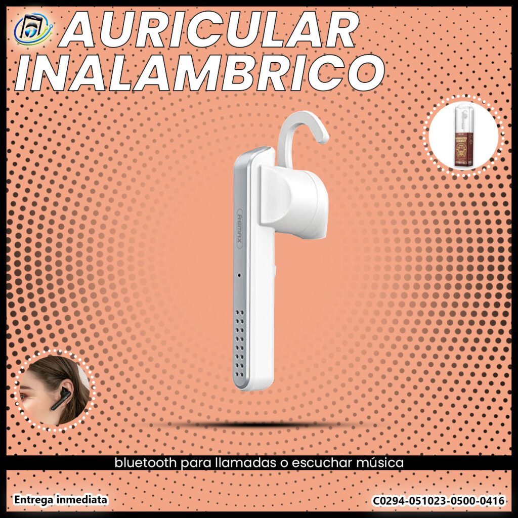 Auricular Inalámbrico Bluetooth REMAX para Llamadas