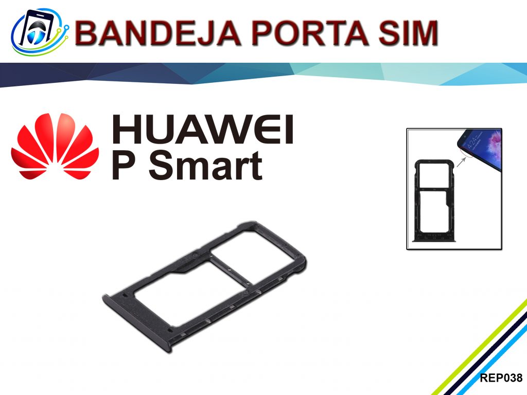 Bandeja Porta Sim Huawei P Smart