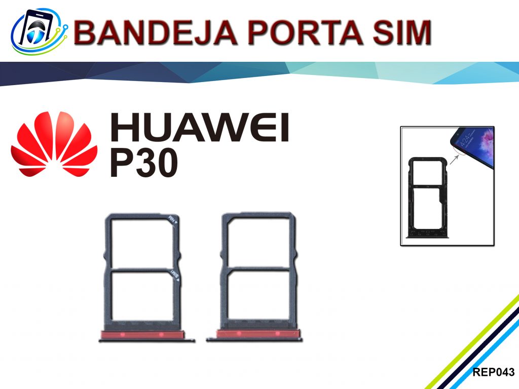Bandeja Porta Sim Huawei P30