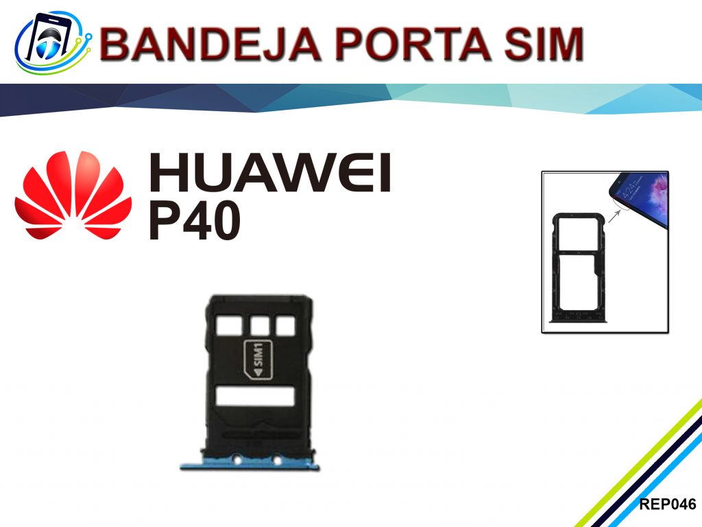 Bandeja Porta Sim Huawei P40