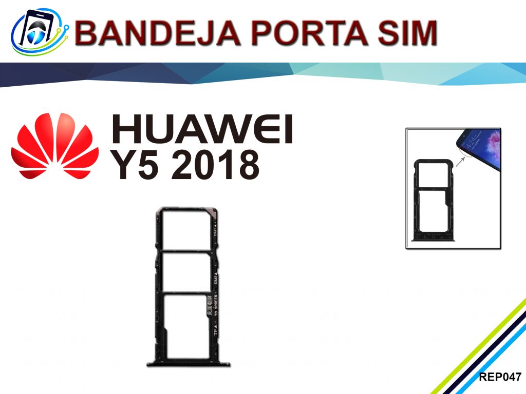 Bandeja Porta Sim Huawei Y5 2018
