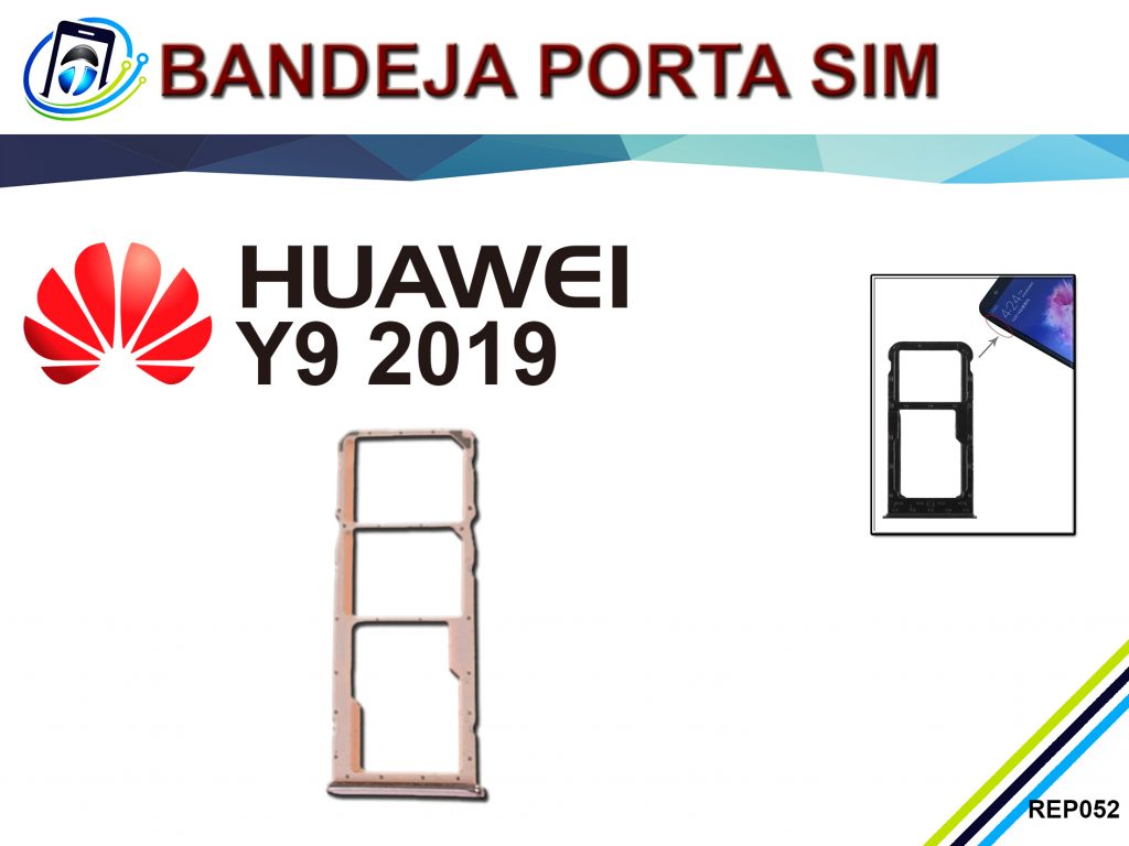 Bandeja Porta Sim Huawei Y9 2019