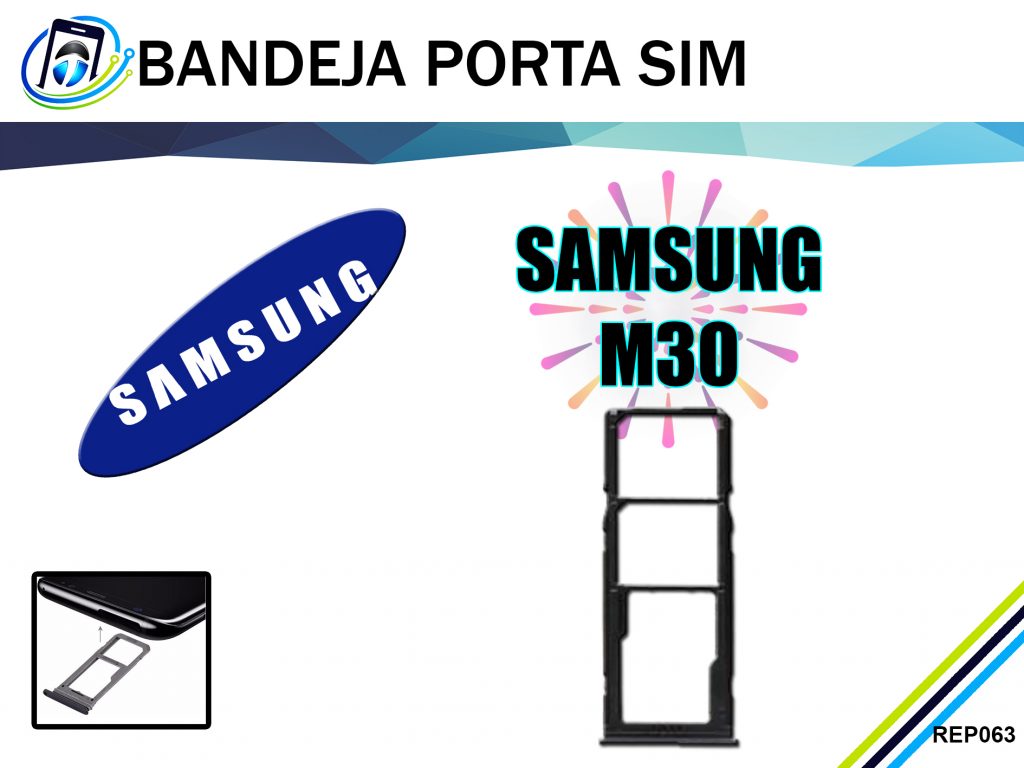 Bandeja Porta Sim Samsung M30