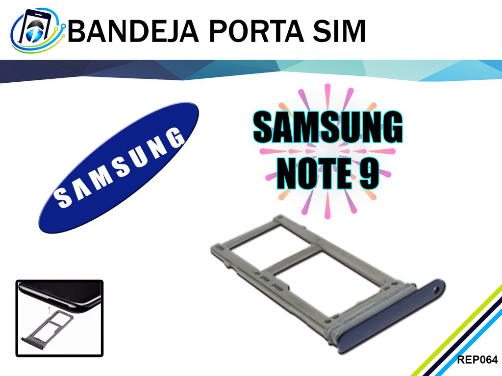 Bandeja Porta Sim Samsung Note 9