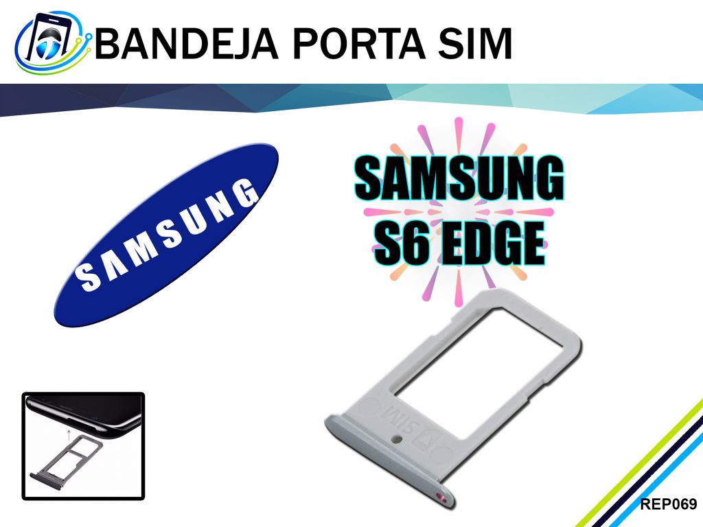 Bandeja Porta Sim Samsung S6 Edge