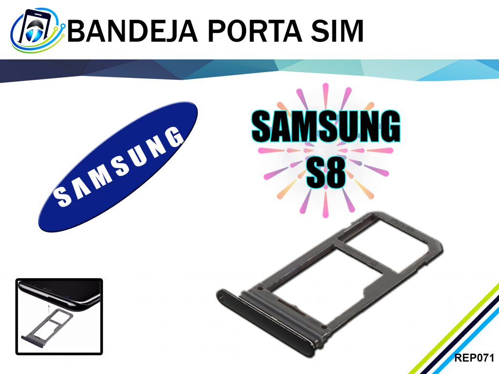 Bandeja Porta Sim Samsung S8