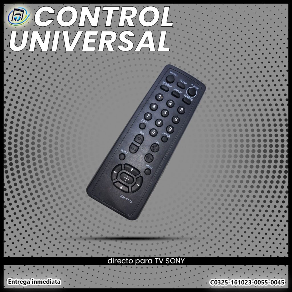 Control Universal TV | SONY | RM-Y173