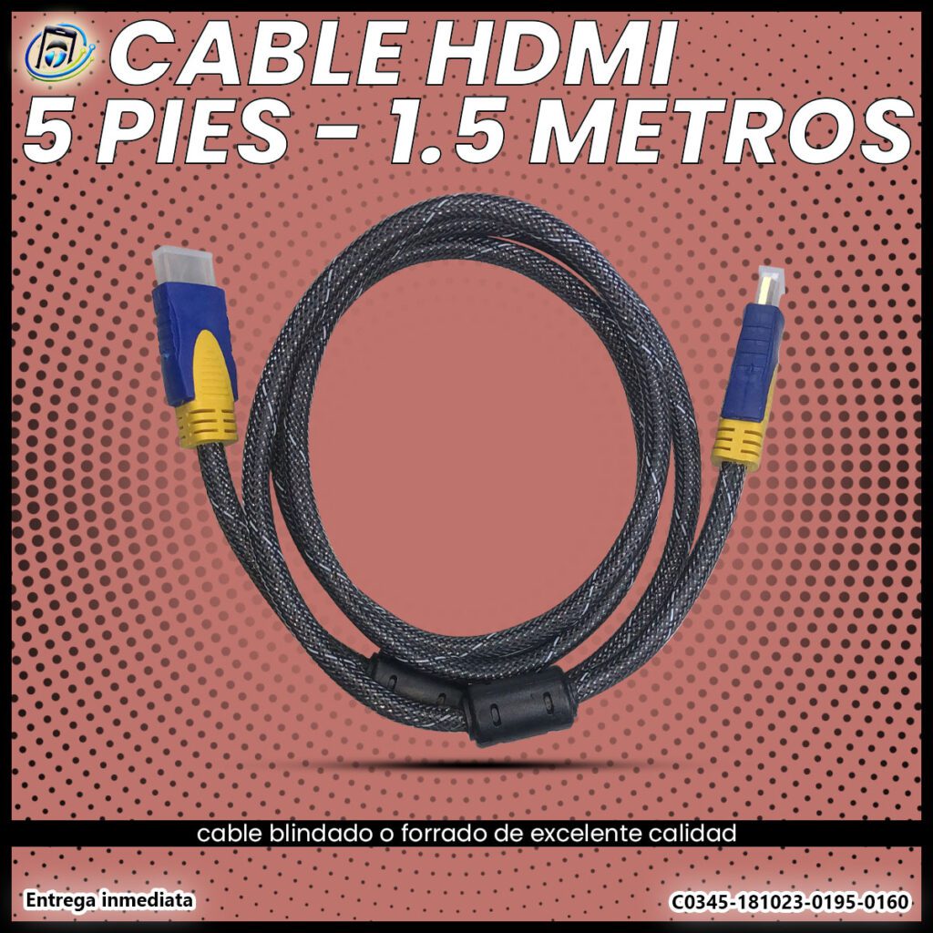 Cable HDMI 5 Pies | 1.5 Metros